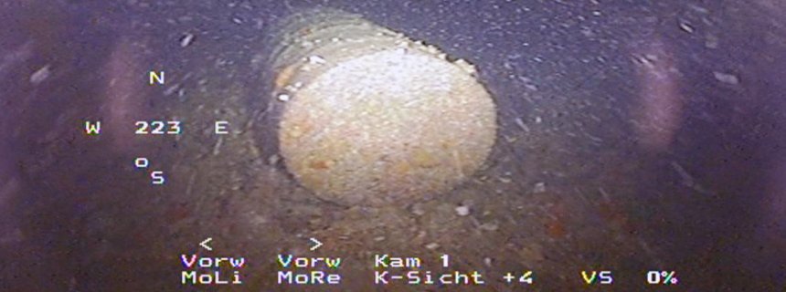 improper disposal of radioactive barrel in English channel pollution ocean water