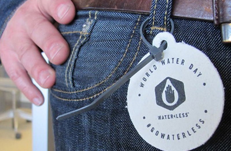 Levis water-less jeans, highlighting the importance of water conservation